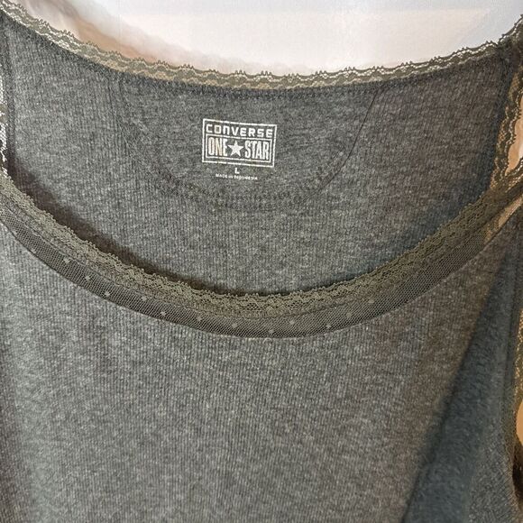 Lot of 4 Tank Tops Mix Brands Colors Pullover Layering Large Y2K Spaghetti Strap - Picture 14 of 16